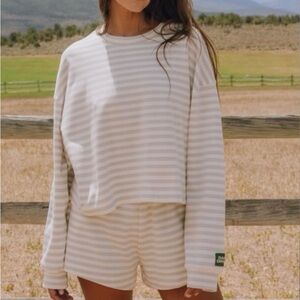 Daily Drills Striped Pullover